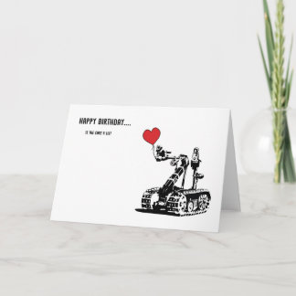 Birthday Robot Karte