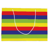 Birthday Robots Große Geschenktasche Geschenktüte (Rückseite)