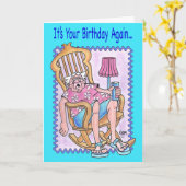 BIRTHDAY ROCKER Geburtstagkarte Karte (Gelbe Blume)