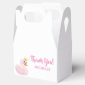 Birthday rosa Prinzessin schwan weißes Mädchen Geschenkschachtel (Geöffnet)