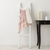 Birthday Rose Gold Rose Foto Name Sherpadecke (Beispiel)