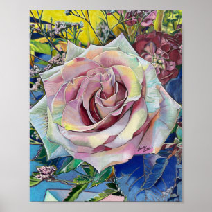 Birthday Rose Poster