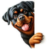 Birthday Rottweiler gift Golfball