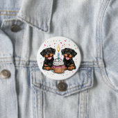 Birthday Rottweiler Hunde Button (Beispiel)