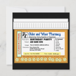 Birthday RX für Spaß Einladung