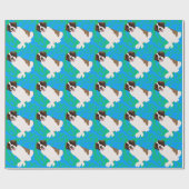 Birthday Saint Bernard Geschenkpapier (Flach)
