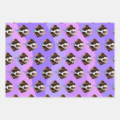 Birthday Saint Bernard Geschenkpapier Set (Vorderseite 3)