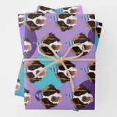 Birthday Saint Bernard Geschenkpapier Set (Beispiel)