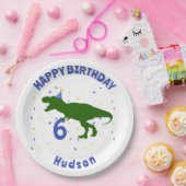"Birthday-Saurus" Kinderkind Dinosaurier Geburtsta Pappteller (Party)