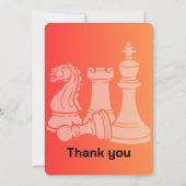 Birthday Schachspiel Einladung mit Foto zu fügen (Rückseite)