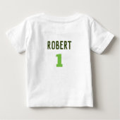 Birthday Schildkröte Baby T-shirt (Rückseite)