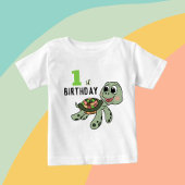 Birthday Schildkröte Baby T-shirt