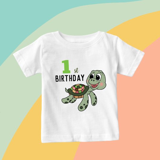 Birthday Schildkröte Baby T-shirt