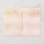 Birthday Schmetterling Pampas Gras Blush Boho Einladungspostkarte (Rückseite)