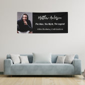 Birthday Schwarz-weiß Foto Man Mythos Legende Banner