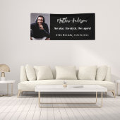 Birthday Schwarz-weiß Foto Man Mythos Legende Banner