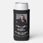 Birthday Schwarz-weiß Foto Man Mythos Legende Selters Dosenkühler (Seltzer Vorderseite)