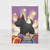 Birthday Scottish Terrier Karte (Vorderseite)