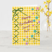 Birthday - Secret Pal Karte (Gelbe Blume)