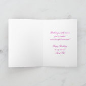 BIRTHDAY - SECRET PAL - MEMORIES KARTE (Innenseite)