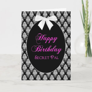 BIRTHDAY - SECRET PAL - MEMORIES KARTE