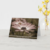 Birthday Sepia Daisy Karte (Gelbe Blume)