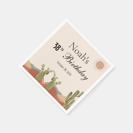 Birthday serviette (Ecke)