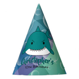 Birthday Shark Personalisiert Partyhütchen