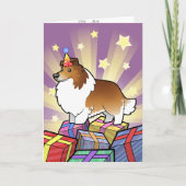 Birthday Shetland Sheepdog / Collie Karte (Vorderseite)