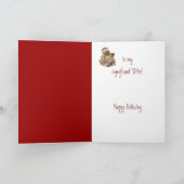 Birthday, Signifiant Otter, Funny Animal Karte (Innenseite)