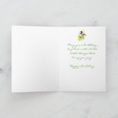 Birthday Sister Chickadee Sunflower Bird Karte (Innenseite)