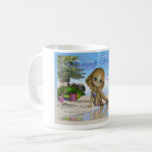 Birthday Sister Cutie Pie Collection beach life Kaffeetasse (Vorderseite Links)