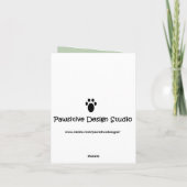 Birthday Sister - Glück Karte (Rückseite)