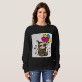 Birthday Sloth Sweatshirt (Vorne ganz)