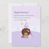 Birthday Slumber Party Einladung (Rückseite)