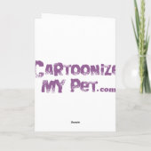 Birthday Snake Karte (Rückseite)