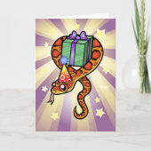 Birthday Snake Karte (Vorderseite)