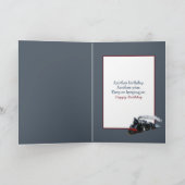 Birthday Snow Train Karte (Innenseite)