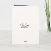 Birthday Snowflake Kaleidoscope Quilt Muster Karte (Rückseite)