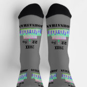 Birthday Socks Design HAMbyWG Socken (Oben)