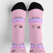 Birthday Socks Design HAMbyWG Socken (Oben)
