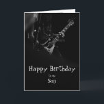 Birthday Son Fun You Rock Music Card Karte<br><div class="desc">Geburtstag Grußenson für Musiker mit Spaß You Rock</div>