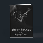 Birthday Son-in-Law Musician Fun You Rock Music Karte<br><div class="desc">Geburtstag Gruß Schwiegersohn für Musiker mit Fun You Rock</div>