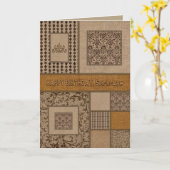 Birthday Son in Law Shades Brown einzigartige Must Karte (Gelbe Blume)