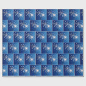 Birthday Sparklers on Blue Geschenkpapier (Flach)