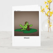 Birthday Spaß Card Funny Frogs Karte (Gelbe Blume)