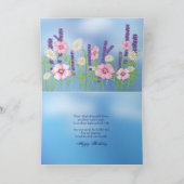 Birthday Special Lady Delikatesse Blumengarten Bla Karte (Innenseite)