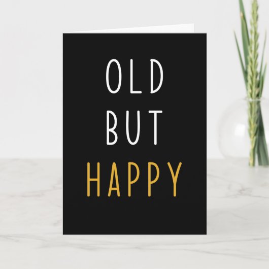 Birthday Sprichwort Funny Karte (Vorderseite)