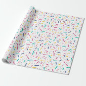 Birthday Sprinkles Candy Pattern Geschenkpapier (Ungerollt)