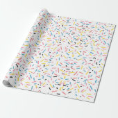 Birthday Sprinkles Candy Pattern Geschenkpapier (Ungerollt)